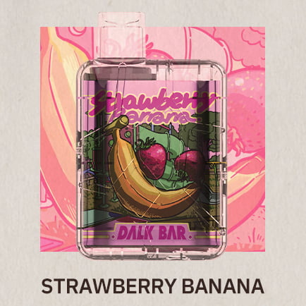 DALK BAR - Strawberry Banana [7000 Puffs] 10pcs - wholesale Smoke Shop