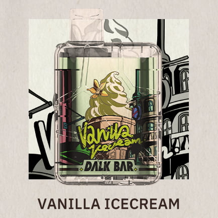 DALK BAR - Vanilla Icecream [7000 Puffs] 10pcs - wholesale Smoke Shop