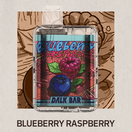 DALK BAR - Blueberry Raspberry [7000 Puffs] 10pcs - wholesale Smoke Shop
