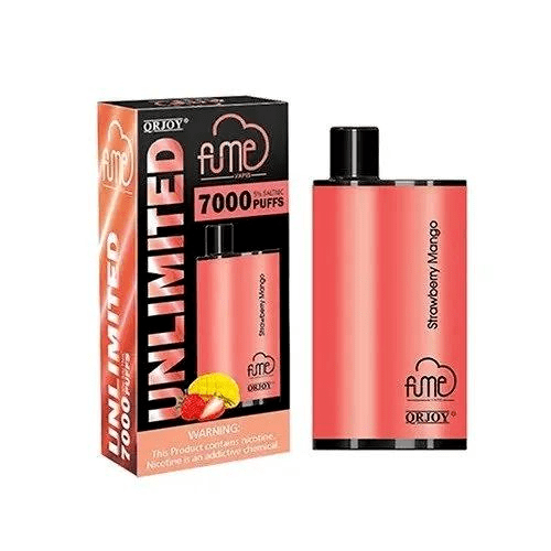 FUME UNLIMITED - Strawberry Mango [7000 Puff] 5pcs - wholesale Smoke Shop