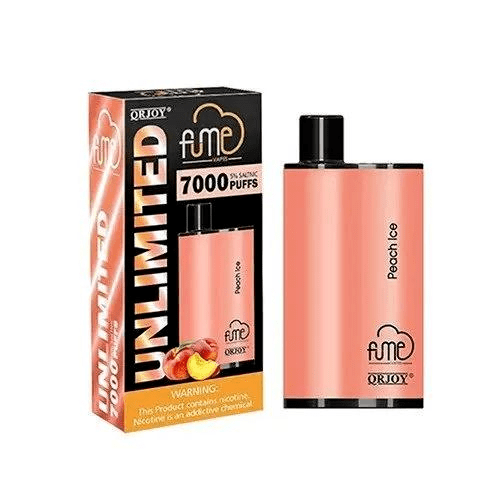 FUME UNLIMITED - Peach Ice [7000 Puff] 5pcs - wholesale Smoke Shop
