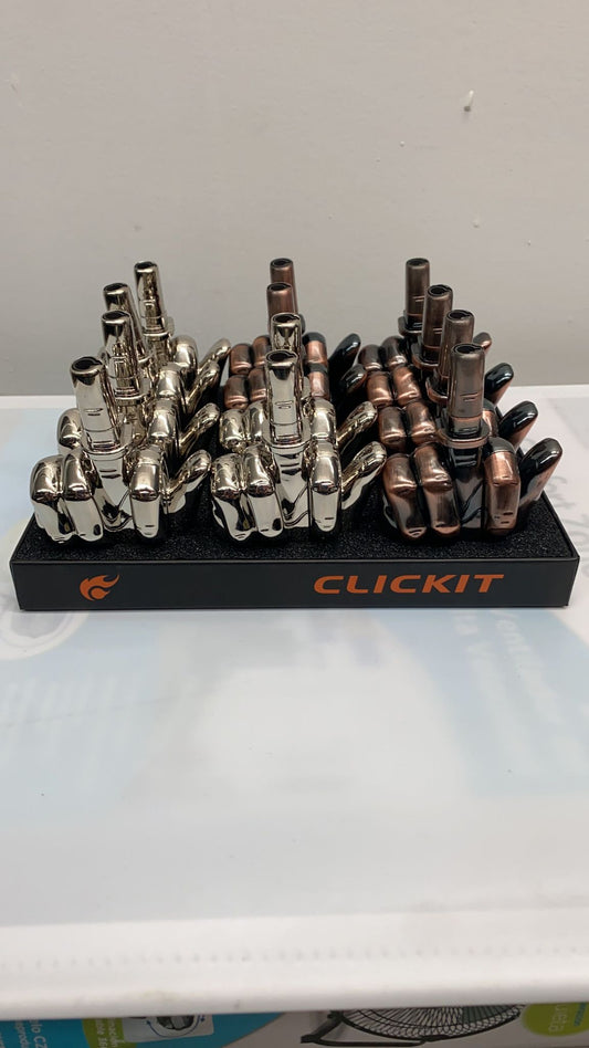 Clickit Middle Finger Torch Lighters