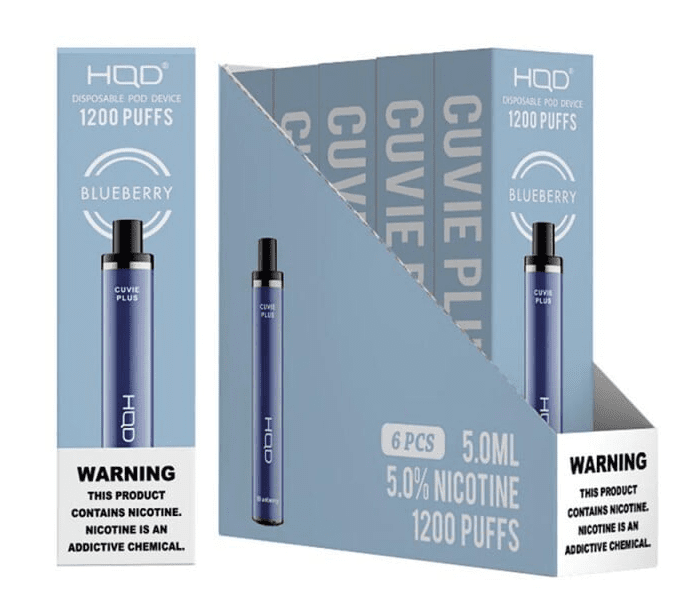 HQD Cuvie Plus Box of 6 - wholesale Smoke Shop