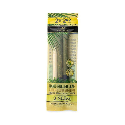 KING PALM 2 Pack [Slim Rolls] 20ct - wholesale Smoke Shop