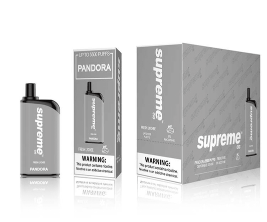 SUPREME PANDORA  - Fresh Lychee [5500 Puffs] 5pcs - wholesale Smoke Shop