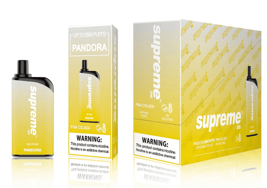 SUPREME PANDORA  - Pina Colada [5500 Puffs] 5pcs - wholesale Smoke Shop