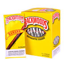 BACKWOODS 5 Pack [Banana] 8ct - wholesale Smoke Shop