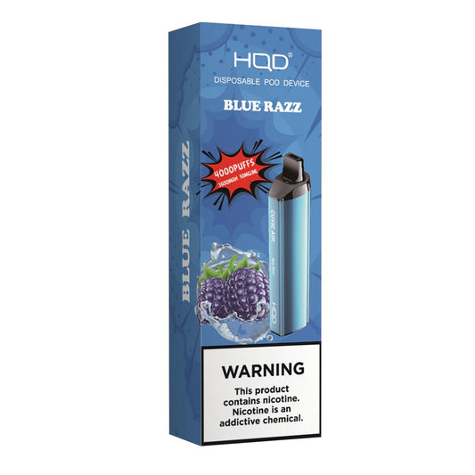 HQD CURVIE AIR - Blue Razz [4000 Puffs] 5ct - wholesale Smoke Shop
