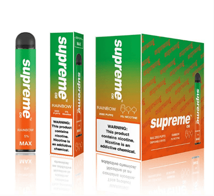 Supreme 2% Blue Razz Box Of 10 Supreme Max Disposable 2000 Puffs - wholesale Smoke Shop