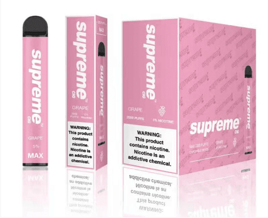 SUPREME 2% - Grape [2000 Puffs] 10pcs - wholesale Smoke Shop