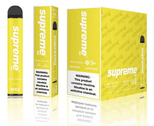SUPREME 2% - Pina Colada [2000 Puffs] 10pcs - wholesale Smoke Shop